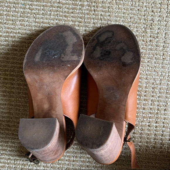 Madewell Cary Sandal, 7, Block Heel, Cognac Leather - Picture 5 of 5